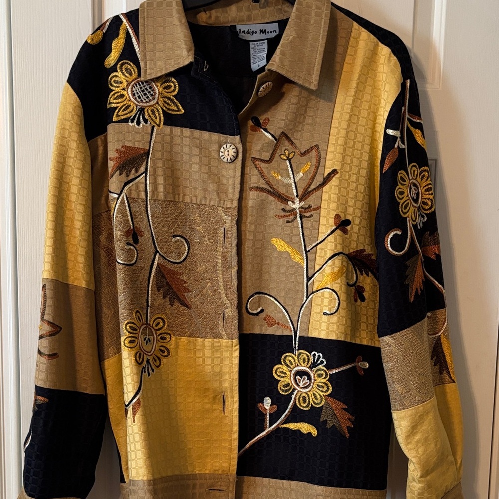 Indigo Moon Black and Gold Jacket